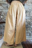 Frame Cotton Shirring Waist Wide Leg Pant Tuscan Sun